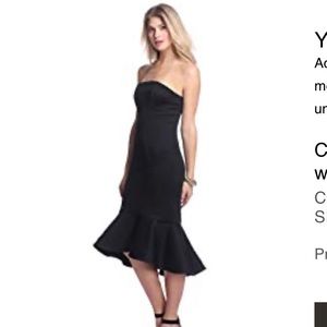 Christian Siriano Dress with Fluted Hem